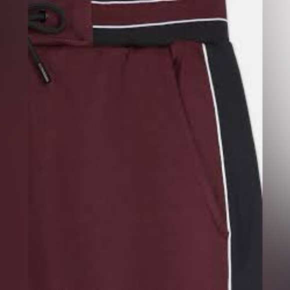 THE KOOPLES Burgundy joggers XL soldout Technical material Elastic waist - Picture 3 of 12